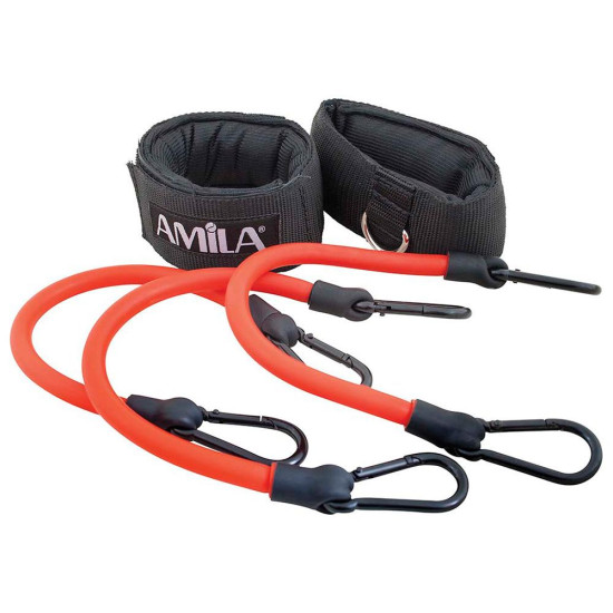 Amila Σετ Εκγύμνασης ποδιών με 3 επίπεδα αντίστασης Σκληρό Amila Σετ Εκγύμνασης ποδιών με 3 επίπεδα αντίστασης Σκληρό